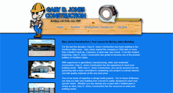 Desktop Screenshot of garyjonesconstruction.com
